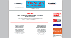 Desktop Screenshot of airnewsinternational.it
